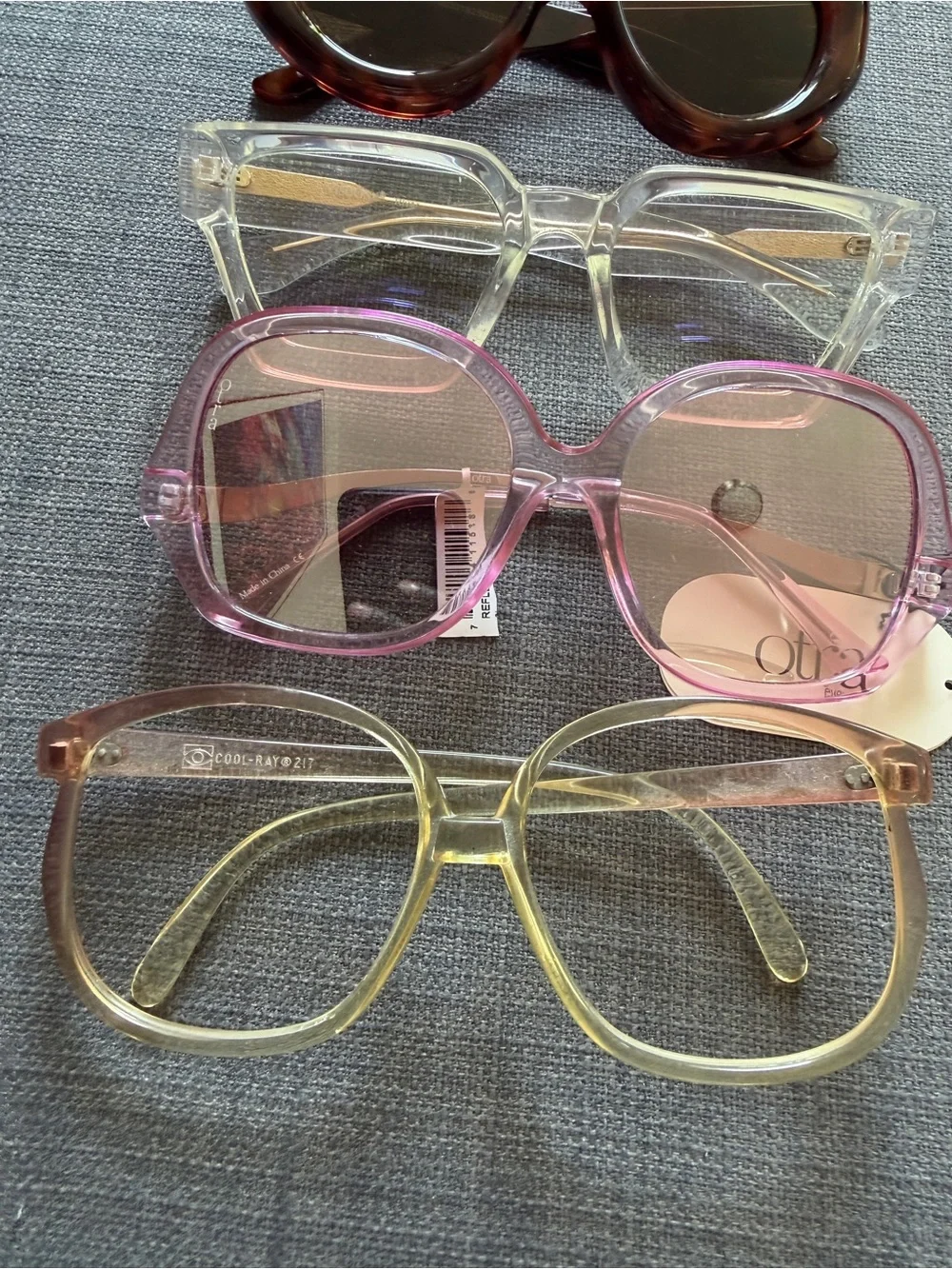 Variety MIX! Heart-Shaped Red and Mixed Color Sunglasses Set